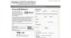 Desktop Screenshot of giving.mercyhurst.edu