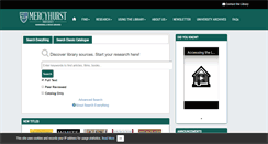 Desktop Screenshot of libguides.mercyhurst.edu