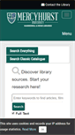 Mobile Screenshot of libguides.mercyhurst.edu